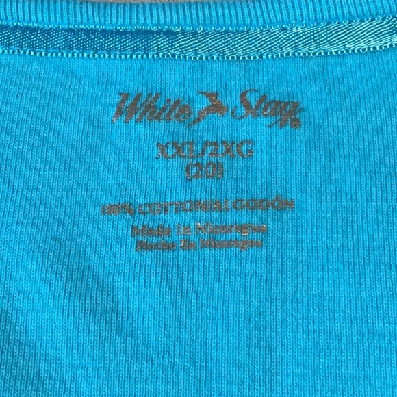 White Stag Turquoise Short Sleeve Tee - Picture 6 of 8